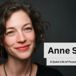 Anne Steves, nurse and social activist, with her name prominently displayed on a conceptual image that focuses on service and privacy.