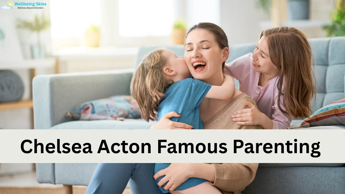 Chelsea Acton Famous Parenting: A mother enjoying quality time with her kids, showcasing love and connection.