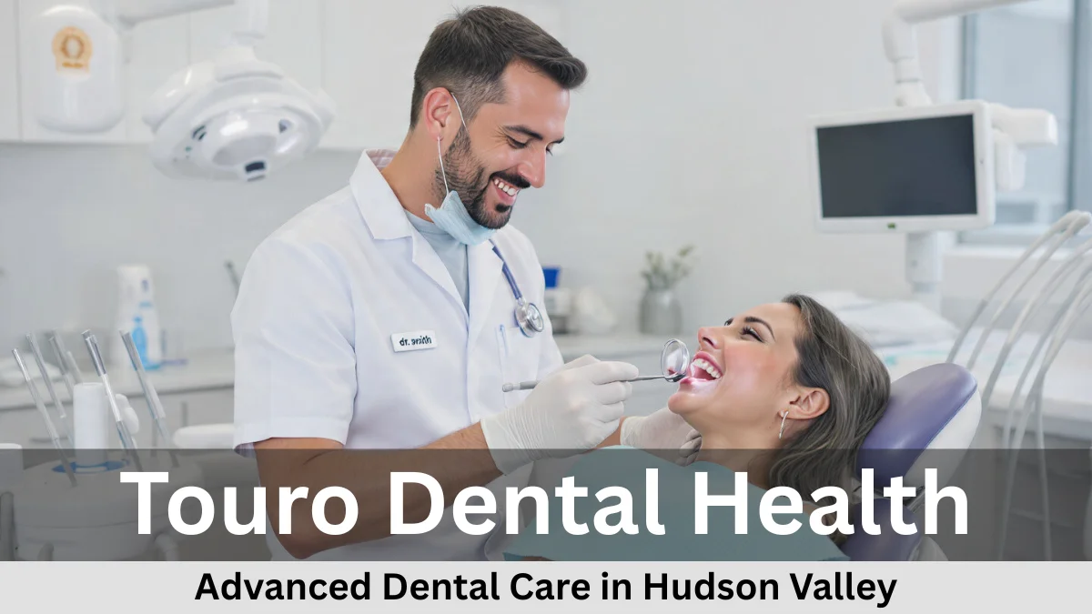 Touro Dental Health: Advanced dental care in Hudson Valley with professional dentist and patient interaction.