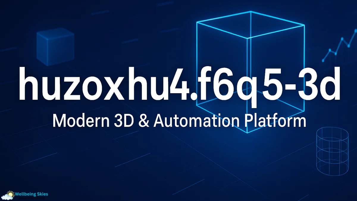 Featured image displaying huzoxhu4.f6q5-3d with a 3D digital interface and automation visuals