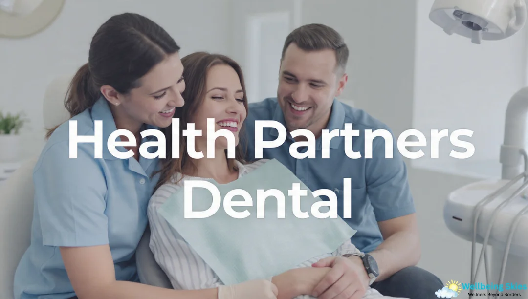 health partners dental team supporting a smiling patient during a checkup