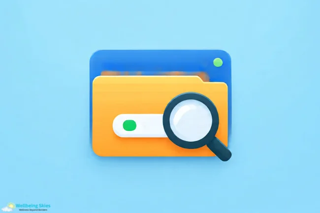 Illustration showing fast file search and quick access tools, representing how xuzhanikanoz3.2.5.0 improves productivity.