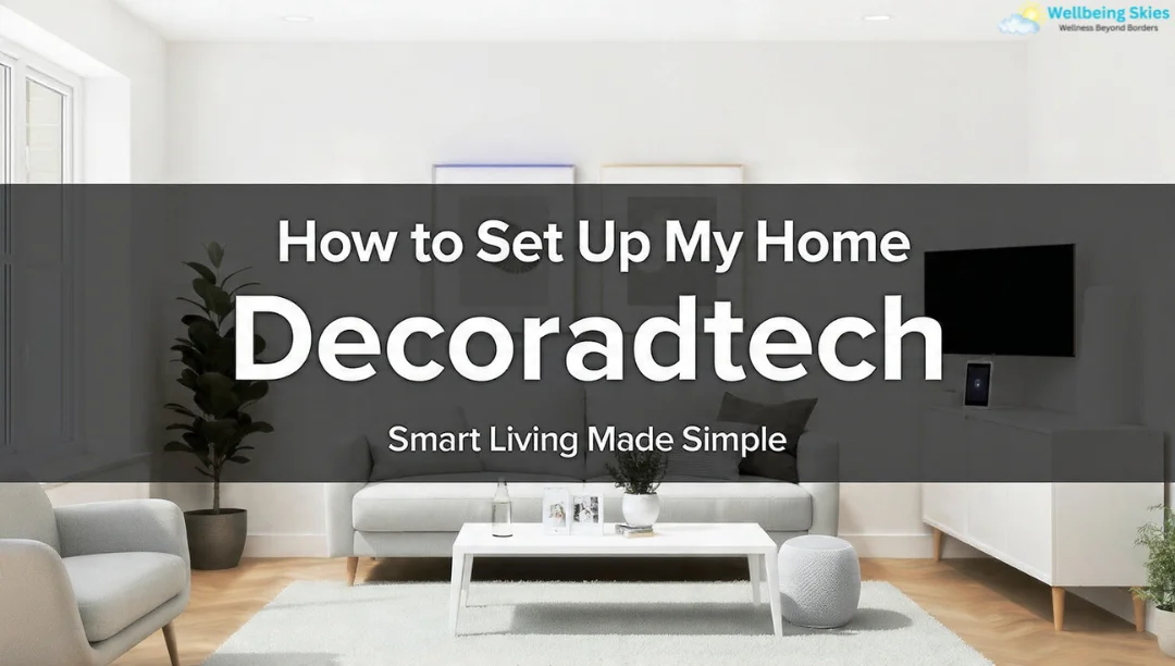 How to Set Up My Home Decoradtech living room setup with smart devices blended into modern décor