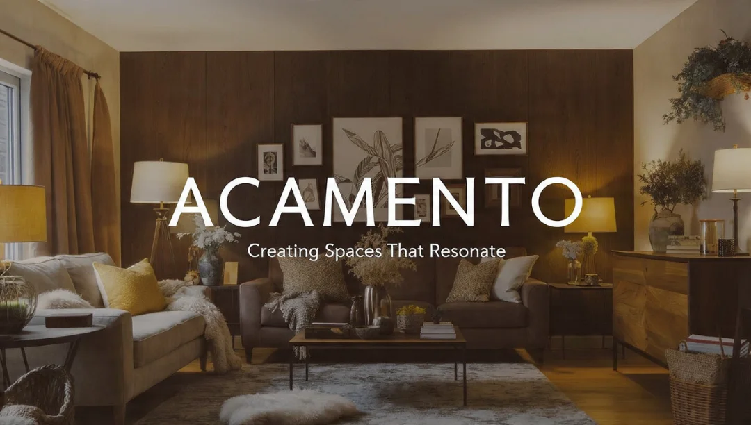 Acamento: A cozy living room designed to create meaningful connections and emotional resonance.