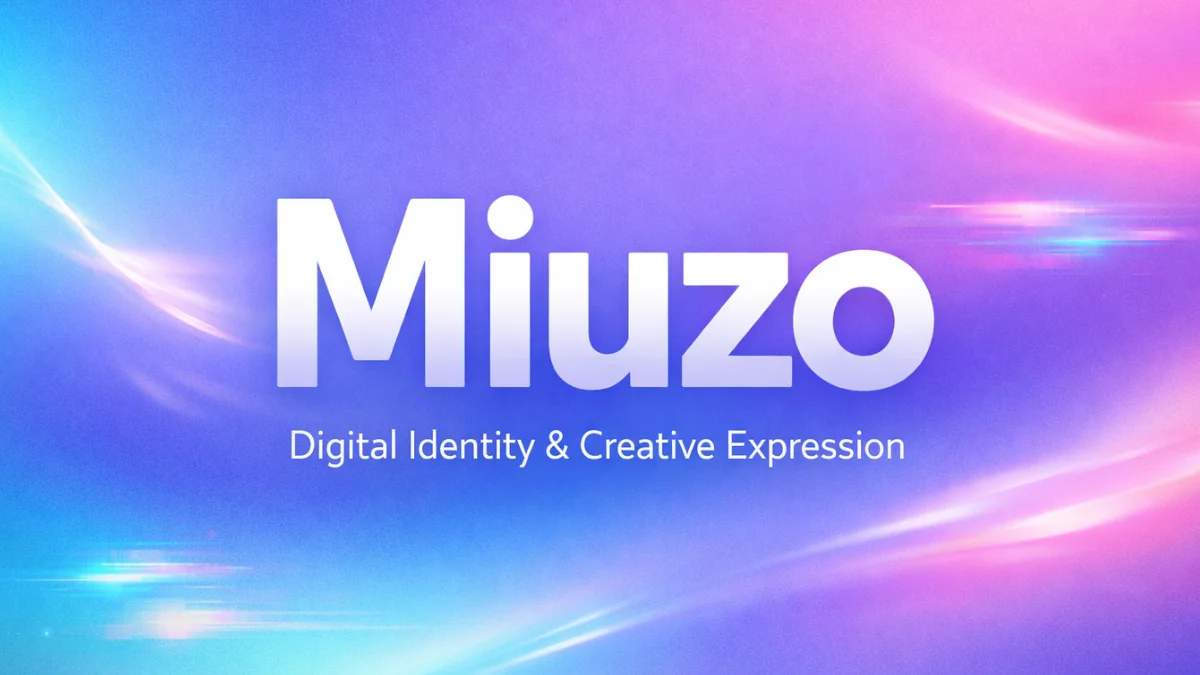 Miuzo digital identity and creative expression concept art