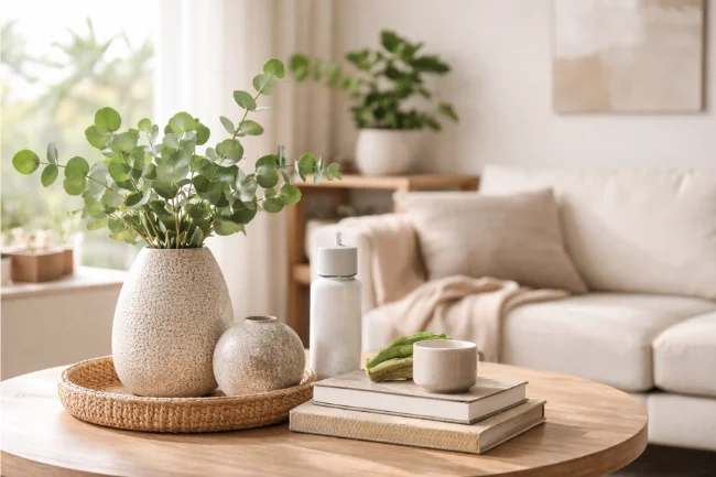 Kibard sustainable modern interior with eco-friendly materials and natural design elements