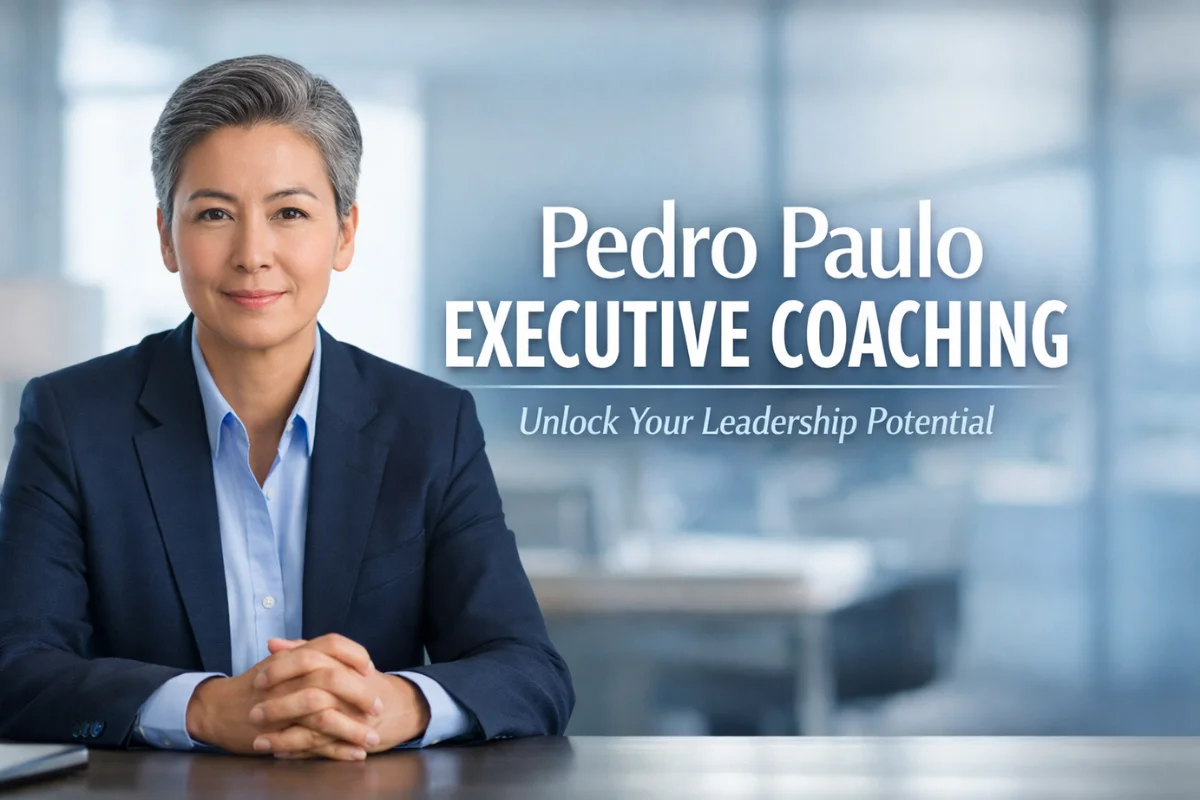 Pedro Paulo Executive Coaching featured image showing a confident executive leader in a modern office setting