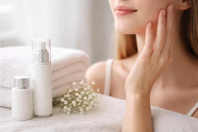 Misumi Skincare Reviews image showing calm, minimalist skincare for sensitive and reactive skin