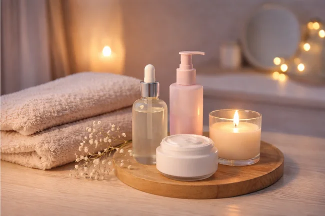 Night Skin Care Routine focused on gentle skincare, minimal products, and skin repair at night