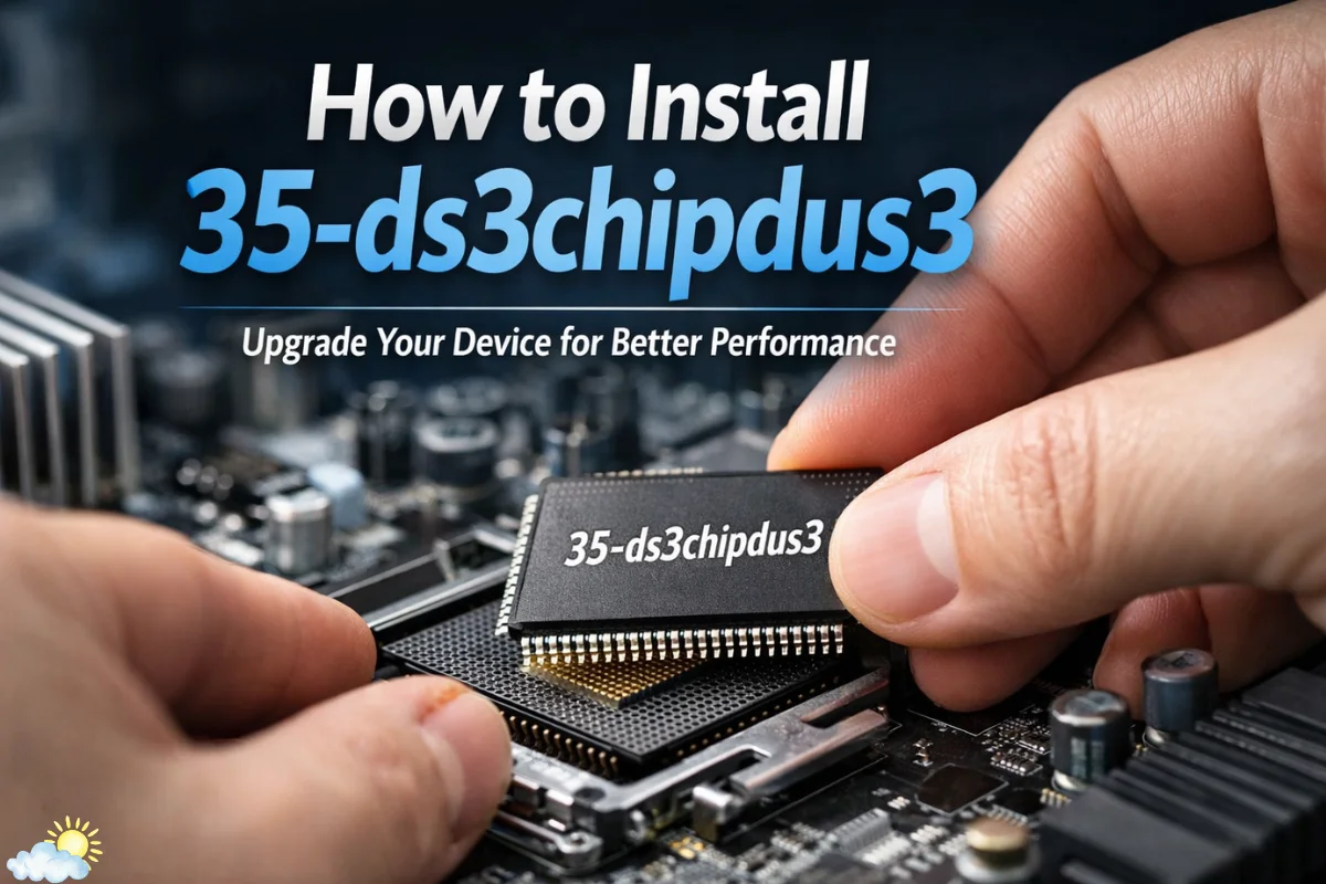 How to Install 35-ds3chipdus3 chip on a motherboard to upgrade device performance