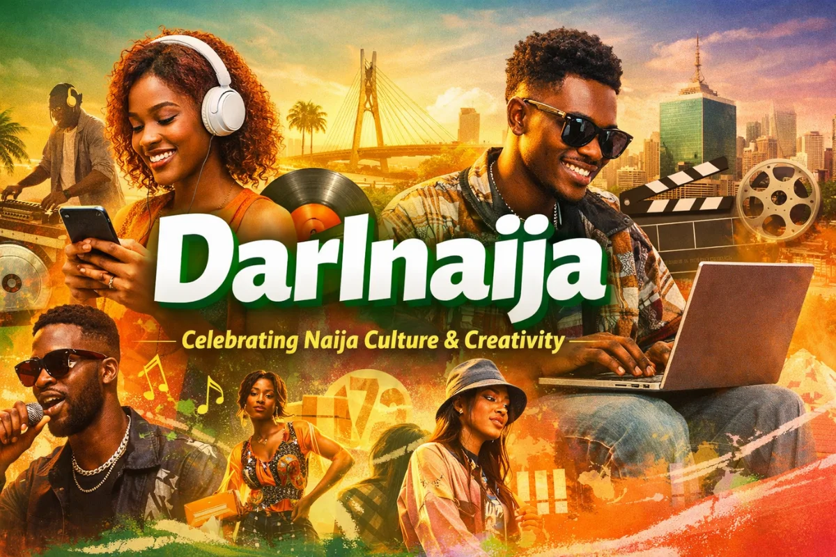 Darlnaija featured image showcasing Nigerian youth creativity, digital culture, music, fashion, and online community