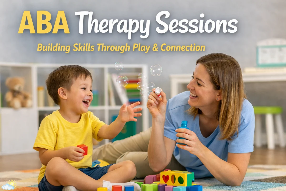 ABA Therapy sessions focused on play-based learning and early child development