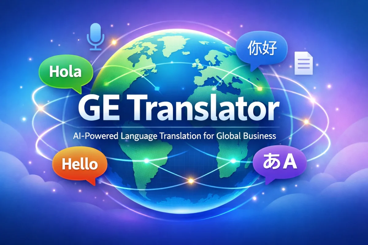GE Translator AI-powered language translation tool for global business communication