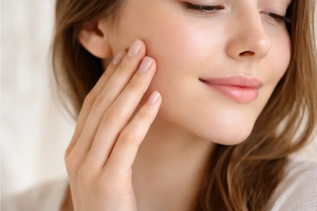 Marin Skincare Reviews showing calm, balanced skin from months of gentle skincare use